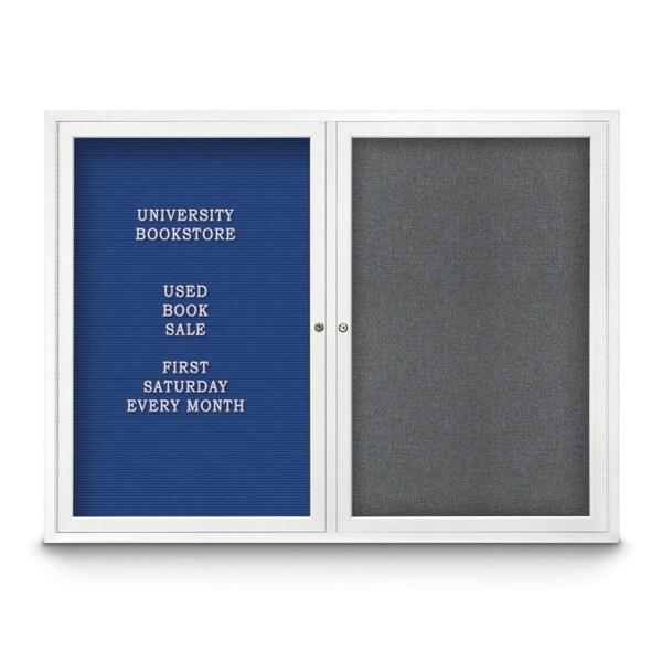 Corkboard, 48"x36", Surf/Satin